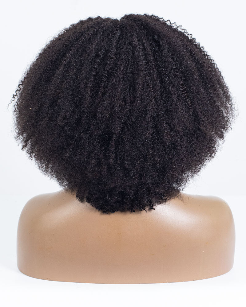 14" Coily Lace Closure Wig (4"*4") Size S-XQC-424