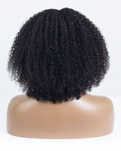 16" Curly Thinner Parting U-part Wig Size S - XQC-425