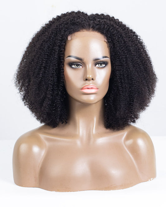 16" Coily Lace Closure Wig (4"*4") Size M-XQC-437