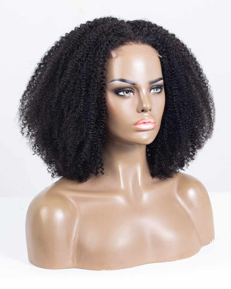 16" Coily Lace Closure Wig (4"*4") Size M-XQC-437