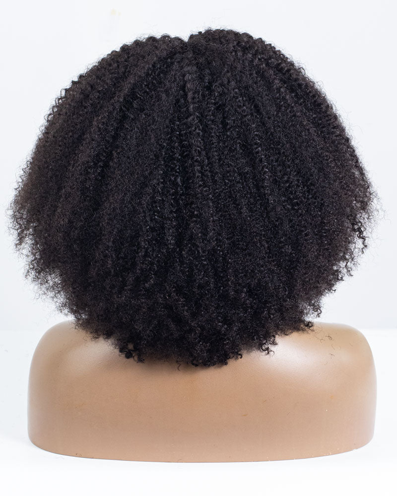 16" Coily Lace Closure Wig (4"*4") Size M-XQC-437