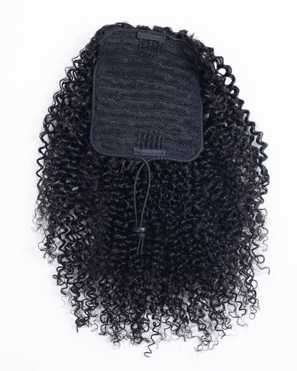 16" Curly Drawstring Ponytail - XQC-441