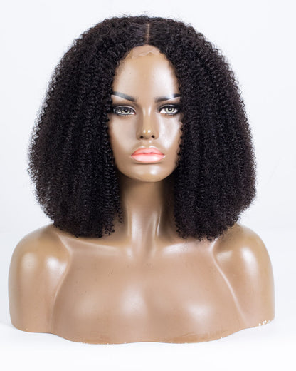18" Coily Shake N Go Full Wig No Bangs - XQC-448
