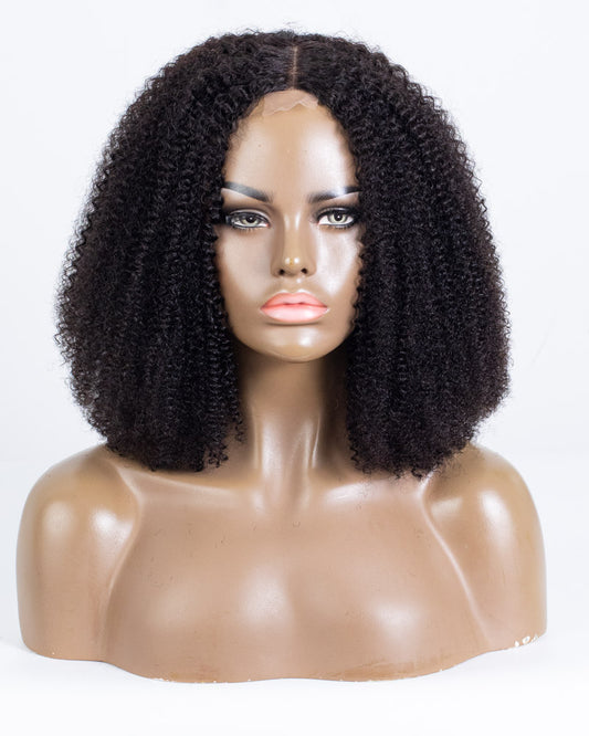 18" Coily Shake N Go Full Wig No Bangs - XQC-448