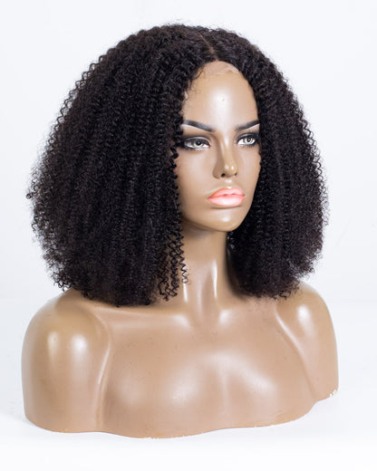 18" Coily Shake N Go Full Wig No Bangs - XQC-448