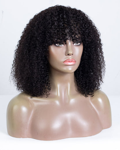16" Curly Shake N Go Bang Wig XQC-451