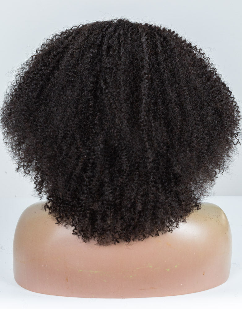 18" Coily & Curly Classic Headband Wig Size M - XQC-317
