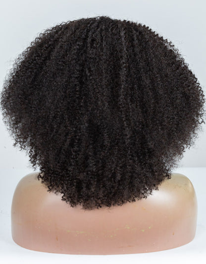18" Coily & Curly Classic Headband Wig Size M - XQC-317
