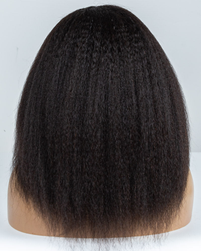 14" Kinky Blow out Lace Closure Wig (4"*4") Size S-XQC-320