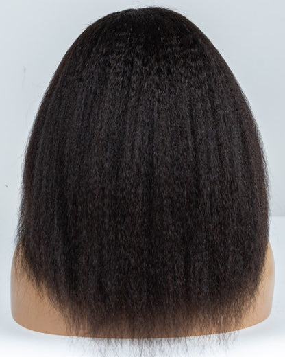 14" Kinky Blow out Lace Closure Wig (4"*4") Size S-XQC-320
