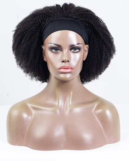 14" Kinky Classic Headband Wig Size S - XQC-370