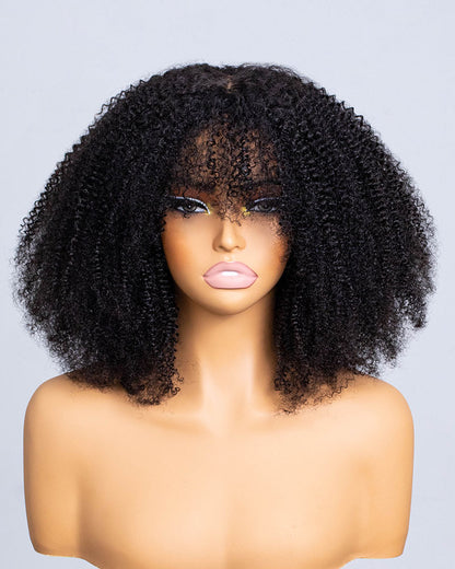 Coily Shake N Go Full Wig with Bangs- CFB001