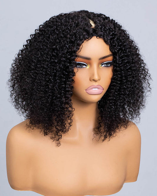 Curly Seamless Thin Part Wig-CUVW001