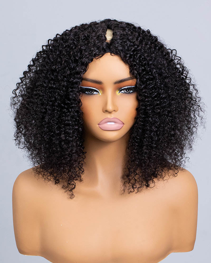 Curly Seamless Thin Part Wig-CUVW001