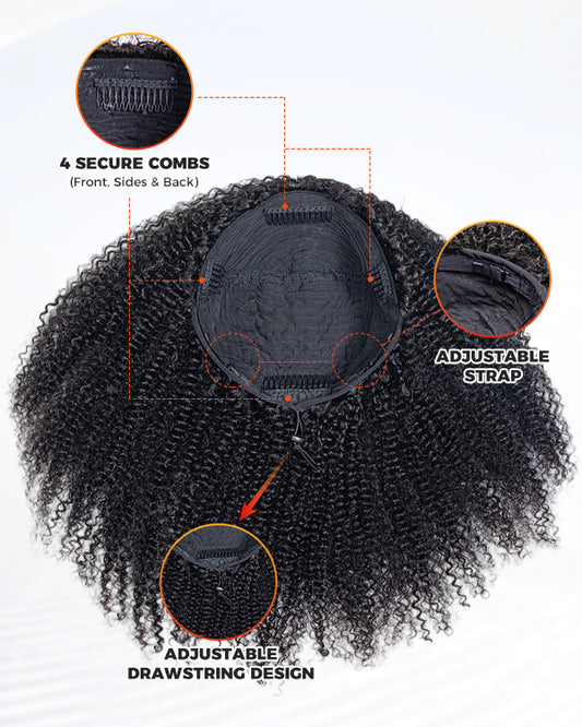 Coily 3 in 1 Half Wig - CHW001