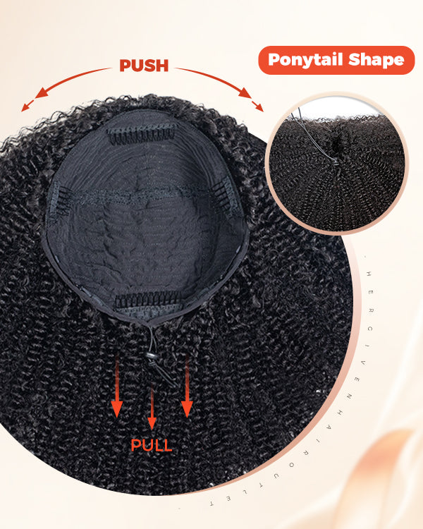 Kinky Blow-out 3 in 1 Half Wig - KSHW001