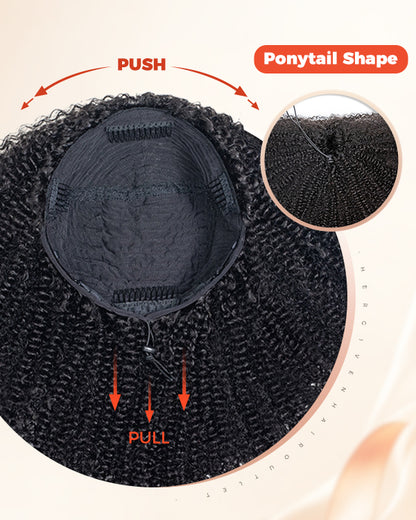 Kinky Blow-out 3 in 1 Half Wig - KSHW001