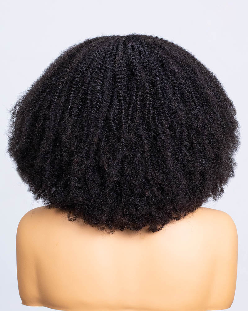 Kinky Shake N Go Full Wig with Bangs-KFB001